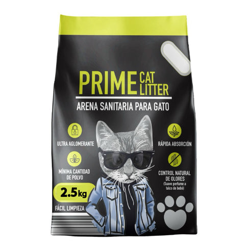 ARENA PARA GATOS PRIME CAT LITTER 25KG